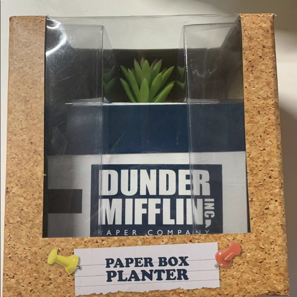 THE OFFICE  PAPER REAM BOX DESK PLANTER VASE